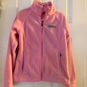 Columbia Soft Pink Full-Zip Fleece